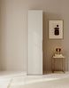 Selsey 'Frame' Kleiderschrank 1-türig mit Kleiderstange und Schubladen, greige 200 x 50 x 57 cm Bild 2