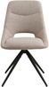 Esszimmerstuhl >Dokka< (2er-Set) 360° Drehfunktion, in Sand - 52x87,5x57,5 (BxHxT) Bild 3