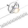 Paulmann No. 94490 Seilsystem Cardan 8 Spots Chrom matt ohne Leuchtmittel DC 60VA Bild 2