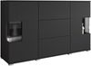 INOSIGN Sideboard Kenia (1 St), Sideboard mit 3 Schubladen, 6 Fächern, Glastüren, Breite 150 cm Bild 2