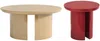 Vente-unique - DERLALI Couchtisch Holz, Platte Beige - B 90 cm x H 40,5 cm x L 90 cm Bild 2