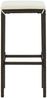 vidaXL Barhocker mit Kissen 2 Stk. Braun Poly Rattan 313439 Bild 4