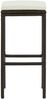 vidaXL Barhocker mit Kissen 2 Stk. Braun Poly Rattan 313439 Bild 5