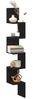 vidaXL Eckregal Schwarz Eichen-Optik 20 x 20 x 127,5 cm Holzwerkstoff 862656 Bild 3