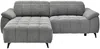 Vente-unique - Eckrelaxsofa elektrisch - Ecke links - Strukturstoff - Grau - CELTIMO Bild 4