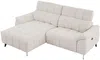 Vente-unique - Eckrelaxsofa elektrisch - Ecke links - Strukturstoff - Grau - CELTIMO Bild 2