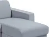 Vente-unique - CALITO Sofa Stoff GrauGrau - B 223 cm152 cm x H 85 cm x L 298 cm Bild 5