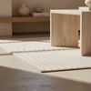 KADIMA DESIGN Teppich VENTOUX Wetterfest UV-Beständig Balkon Waschbar Boho Balkonteppich, Läufer, Höhe: 5 mm, Beige, 80x150 cm, Strapazierfähig Robust Waschbar Bild 2