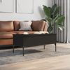 vidaXL Couchtisch Schwarz 100x50x45 cm Holzwerkstoff und Metall 845411 Bild 3