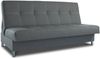 Schlafsofa Bella mit Schlaffunktion - 3 Sitzer Sofa, Couch mit Bettkasten, Bettsofa, Schlafsofa, Polstersofa (Dunkelgrau (Inari 94)) Bild 2