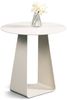 Beistelltisch >Freddy 2< Metall, pulverbeschichtet, in cremeweiß - 45x45 (HxD) Bild 3