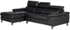 Vente-unique - Ecksofa Leder - Ecke Links - Schwarz - MISHIMA Bild 4