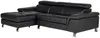 Vente-unique - Ecksofa Leder - Ecke Links - Schwarz - MISHIMA Bild 2
