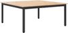 vidaXL Couchtisch Natur 100 x 100 x 45 cm Massives Kiefernholz 892769 Bild 2