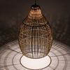 esotec LED Gartenleuchte Solarleuchte Kairo, Boho Stil, warmweiß 45lm Polyrattan outdoor 102239, Dauerlicht, automatisch EIN/AUS bei Dämmerung, LED fest integriert, 2800K warmweiß, Winterfest, Solarbetrieb ohne Stromanschluss Bild 4