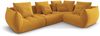 Micadoni Ecksofa Bloom 4-Sitzer Rechts Samt Gelb Bild 2