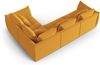 Micadoni Ecksofa Bloom 4-Sitzer Rechts Samt Gelb Bild 3