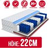 Matratze VISCO Taschenfederkern H3 H4 ATTIS 22cm 120x200 cm Bild 2