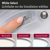 LED Panel Atria Shine White Select IP44 rund 190mm 7,6W 1100lm 3000 - 6500K Chrom matt Bild 3
