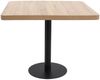 Bistrotisch, Bartisch, Stehtisch Hellbraun 80x80 cm MDF Bild 2