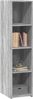 vidaXL Highboard Grau Sonoma 30x41x124 cm Holzwerkstoff 846381 Bild 3