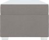 vidaXL Bettrahmen mit Matratze Taupe 80 x 200 cm Stoff 3399149 Bild 5