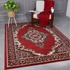 Vimoda Orientteppich Klassich Orientalisch Vintage Wohnzimmerteppich, rechteckig, Höhe: 6 mm, mit Kunstvollem, Klassisch, mit Bordüre, Läufer Wohnzimmer Bild 5