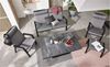 Gartensofa MONDO Ascella, Aluminium, Grau, Schwarz, 153 x 99 x 83 cm Bild 4