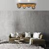 JUST LIGHT LED Deckenleuchte LED Deckenlampe STIKA, Akustikpanel mit Echtholzfurnier, G9, Echtholzfurnier Eiche, Rauchglas Bild 2