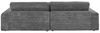 KAWOLA Sofa LANA Ecksofa Cord grau Recamiere rechts 83 x 205 x 296 cm Bild 4