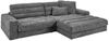 KAWOLA Sofa LANA Ecksofa Cord grau Recamiere rechts 83 x 205 x 296 cm Bild 2