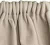 Beautissu Vorhang 2er Set Thermovorhang Gardine Creme Amelie TK, 140x245cm, Vorhang isolierend Kälte- & Hitzeschutz Universalband Verdunkelnd Bild 4