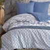 One Home Bettwäsche Retro Paisley, Renforcé, 3 teilig, Baumwolle, Blumen und gestreift, Doppelbett Bild 2