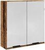 vidaXL Bad-Spiegelschrank Altholz-Optik 64x20x66,5 cm Holzwerkstoff 856940 Bild 2
