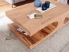 Couchtisch Massivholztisch BUANA 118x70x38 cm mit Ablage Holz Akazie Bild 3