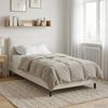 vidaXL Sommerdecke Gepolstert Creme 135 x 200 cm Mikrofaser 42025977 Bild 4