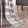 Mikrofaser Flauschdecke 150x200cm - Ornament Streifen 150x200cm Bild 3
