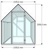 Gewächshaus Greenline Basic 4,3 m² Bild 5