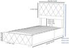 HAUSS SPLOE Polsterbett Bettgestell hydraulische Stauraumbett,langlebig und schmutzabweisend (0-tlg, tragen 250 KG, Ausgezeichnete Atmungsaktivität), Strapazierfähig und schmutzabweisend,elastische Polsterung Bild 3