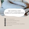 HOBEA-Germany Stillkissen XXL Lagerungskissen Schwangerschaftskissen Seitenschläferkissen groß (Waffelmuster senfgelb, Bezug für Stillkissen) Bild 2