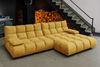 KAWOLA Sofa VIVIEN Ecksofa Velvet curry Longchair rechts 85 x 178 x 290 cm Bild 4
