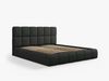 Micadoni Stauraumbett mit Kopfteil Bellis Boucle Baloo Schwarz 180x200 Bild 2