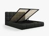 Micadoni Stauraumbett mit Kopfteil Bellis Boucle Baloo Schwarz 180x200 Bild 5