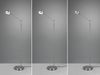 Trio Leuchten 'Franklin' LED Stehleuchte, dimmbar, schwenkbar, Höhe 133cm, Silber Bild 4