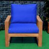 Lounge Sessel Treviso Teak Massivholz Grün + 129,99 € Bild 5