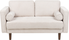 Sofa Set hellbeige 3-Sitzer NURMO Bild 4