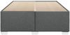 Bettgestell ohne Matratze, ohne Kopfteil, Stoff, Dunkelgrau, 140x200 cm Bild 4