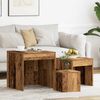 Couchtische, Sofatische 3 Stk. Altholz-Optik Holzwerkstoff Bild 2