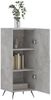 vidaXL Sideboard Betongrau 34,5x34x90 cm Holzwerkstoff 828512 Bild 4