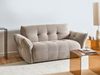 Sofa 2-Sitzer HALBA Stoff Taupe Bild 3